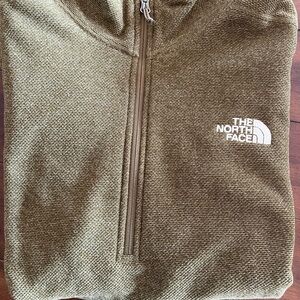 The North Face Men's Green Zip-Up Sweater